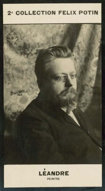Leandre, målare (s/v foto) av European Photographer