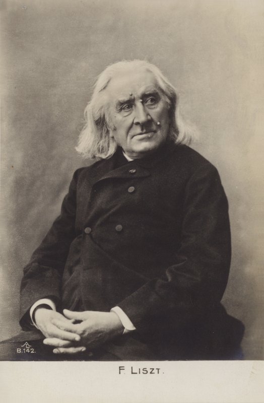 Porträtt av Franz Liszt av European Photographer