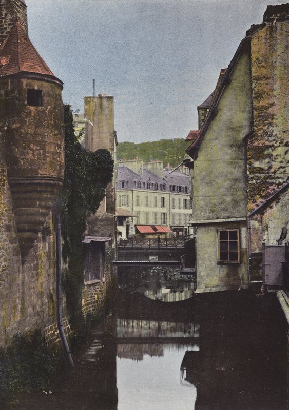 Quimper, Gamla hus Rue Du Pichery av European Photographer