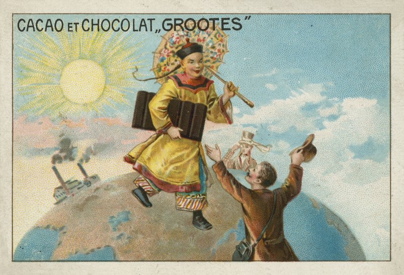 Annons för Grootes kakao och choklad av European School