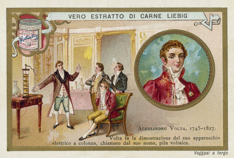 Alessandro Volta, italiensk fysiker av European School