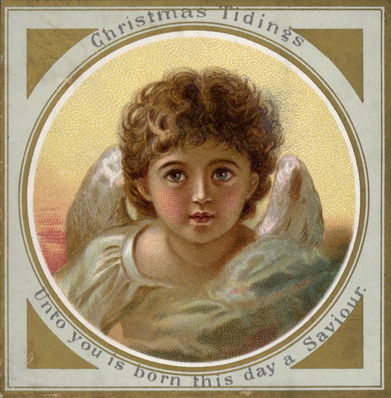 Ängel (chromolitho) av European School