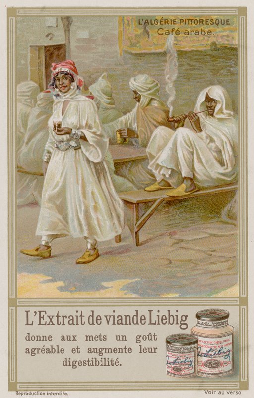 Arabiskt kafé i Algeriet av European School