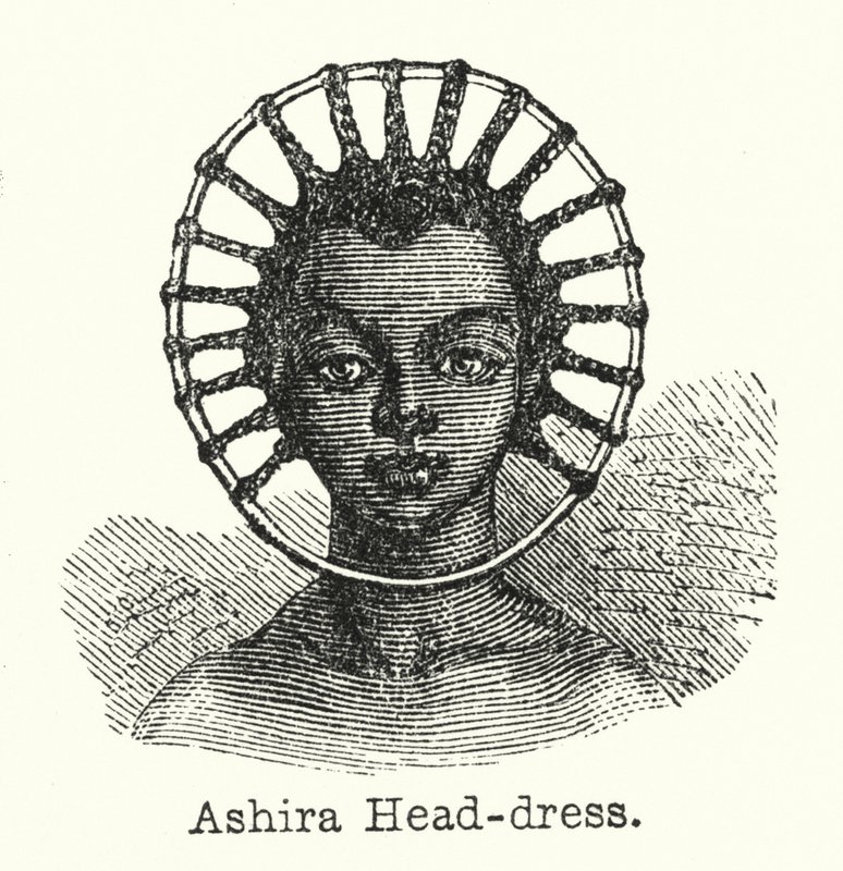 Ashira Huvudbonad (gravyr) av European School