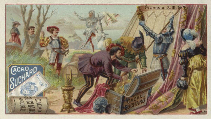 Slaget vid Grandson, Schweiz, 3 mars 1476 av European School