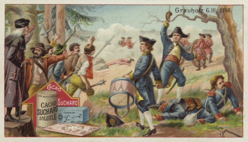 Slaget vid Grauholz, Schweiz, 6 mars 1798 av European School