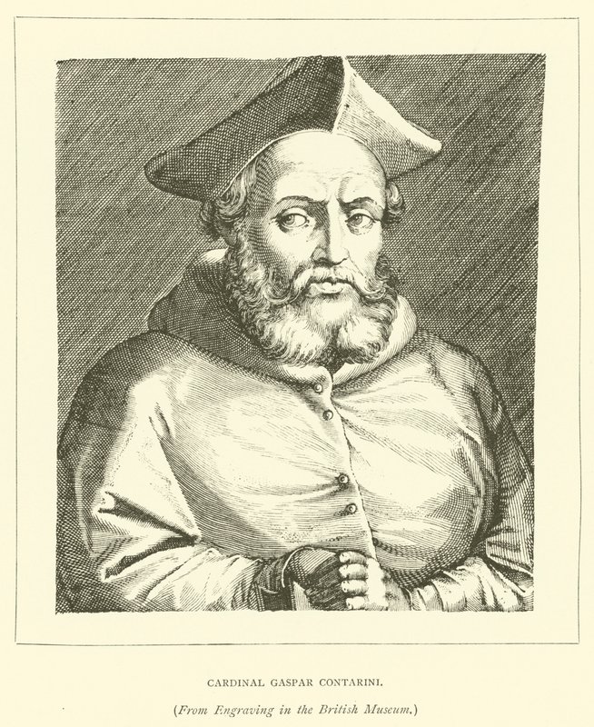 Kardinal Gaspar Contarini (gravyr) av European School
