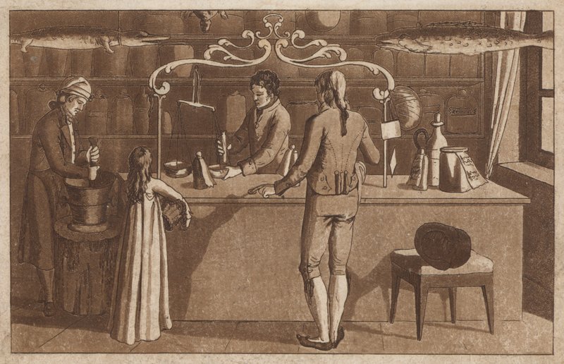 Drogist (litho) av European School