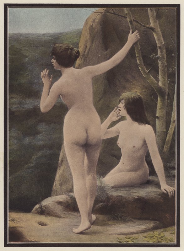 Echos (färg litho) av European School