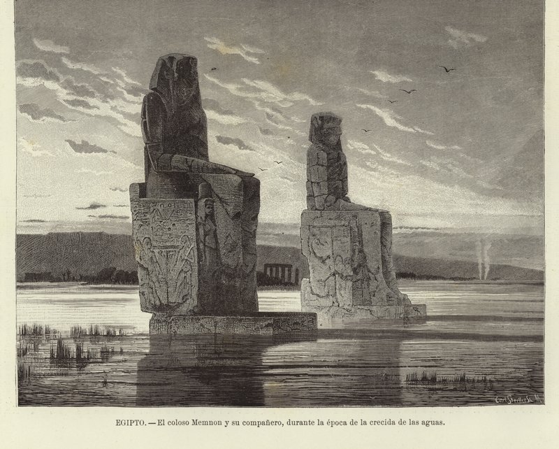 Egypten - Memnons kolosser av European School