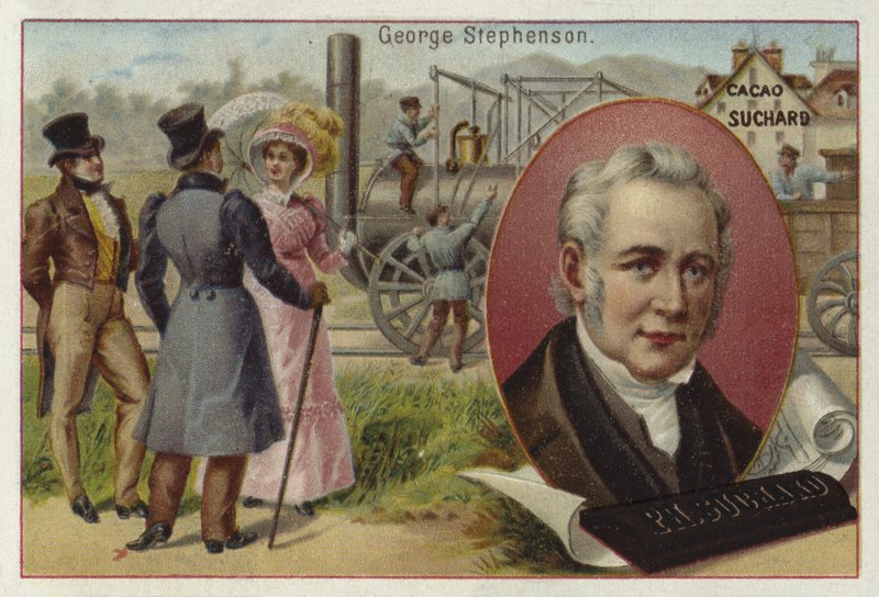 George Stephenson, engelsk ingenjör av European School