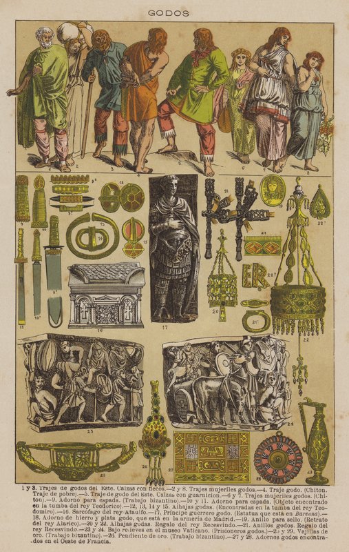 Godos (färgbilder) av European School