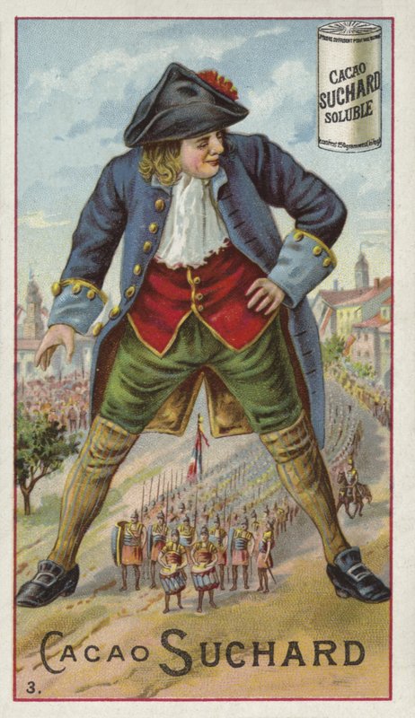 Gulliver med Lilliputian-armén av European School