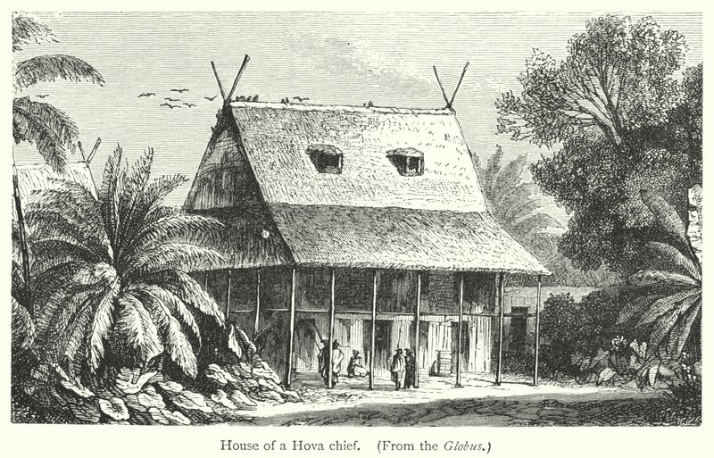 House of a Hova-hövding (gravyr) av European School