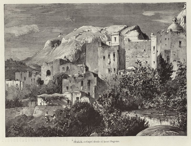 Italien - Capri från hotell Pagano av European School