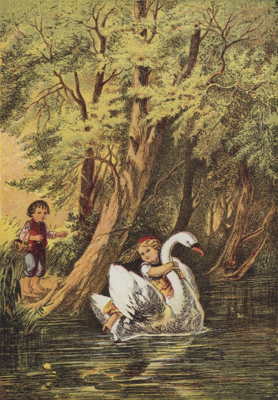 Jean Et Marguerite (färglitografi) av European School