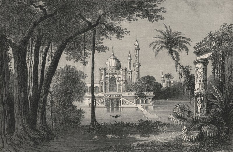 The Gardens of the Great Mogul (gravyr) av European School