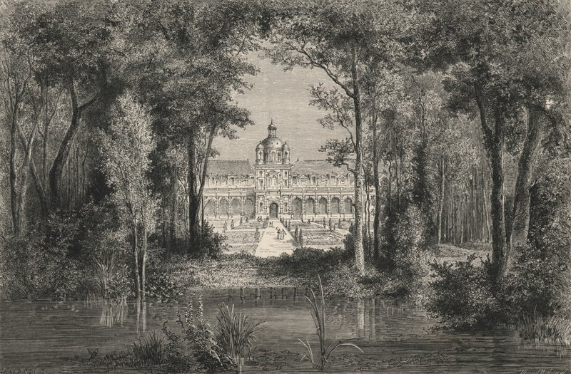 Les Tuileries Sous Henri IV (gravyr) av European School