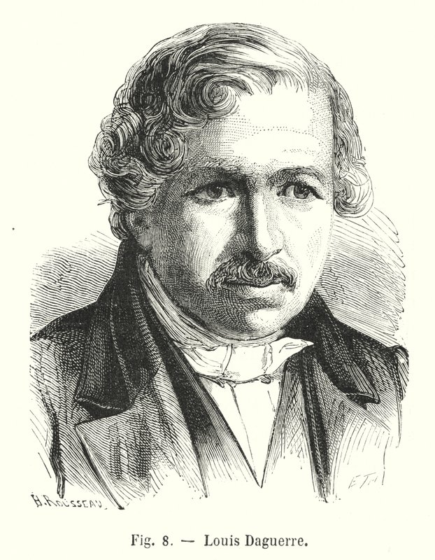 Louis Daguerre (gravyr) av European School