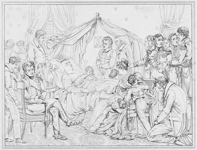 Napoleon: Mort, Death (gravyr) av European School