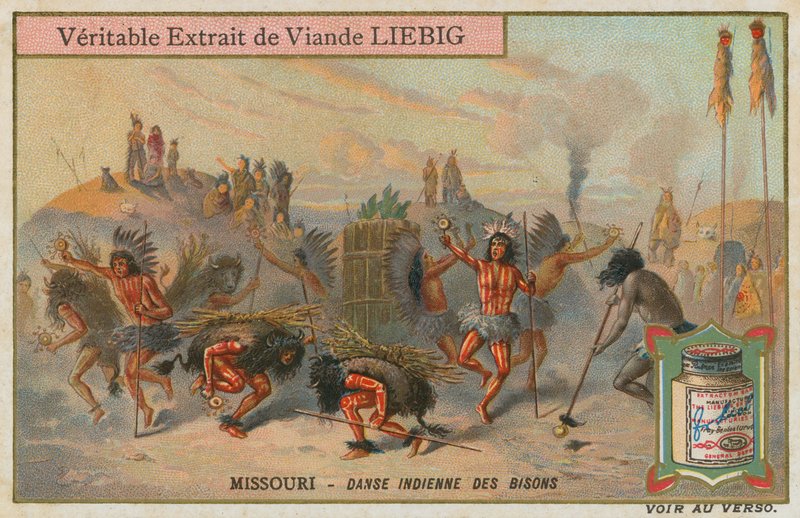 Indian bisondans i Missouri av European School