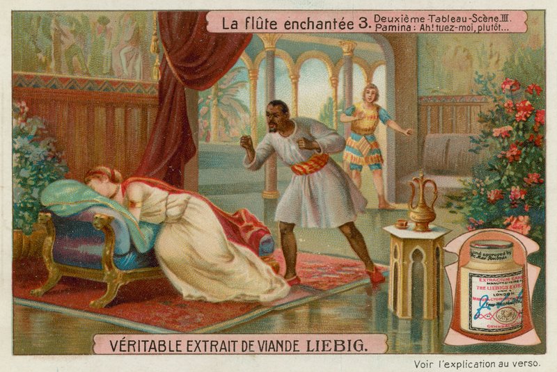 Papageno Och Pamina Från Monostatos av European School