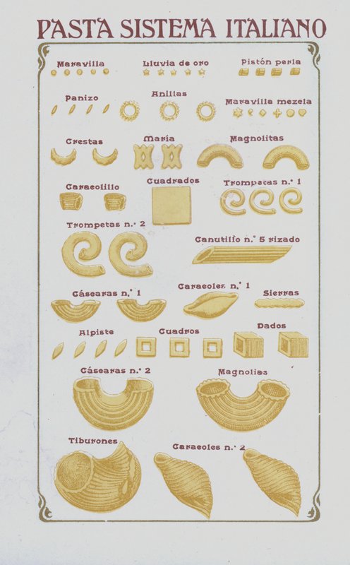 Pasta (färg litho) av European School
