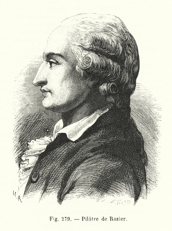 Pilatre de Rozier (gravyr) av European School
