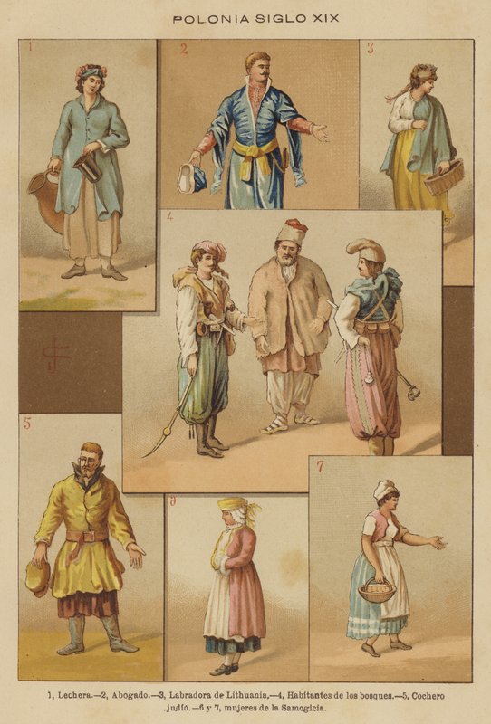 Polen 1800-tal (färgfoton) av European School
