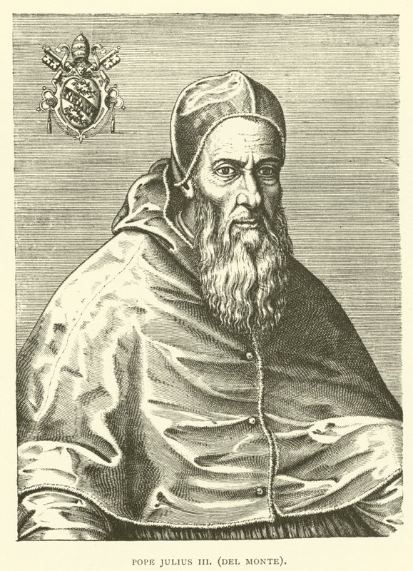 Påve Julius III, Del Monte (gravyr) av European School