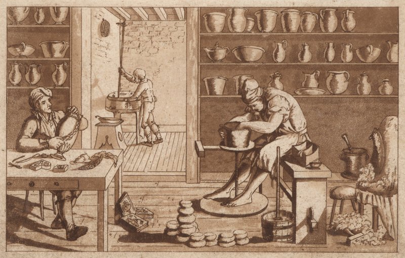 Keramik (litho) av European School
