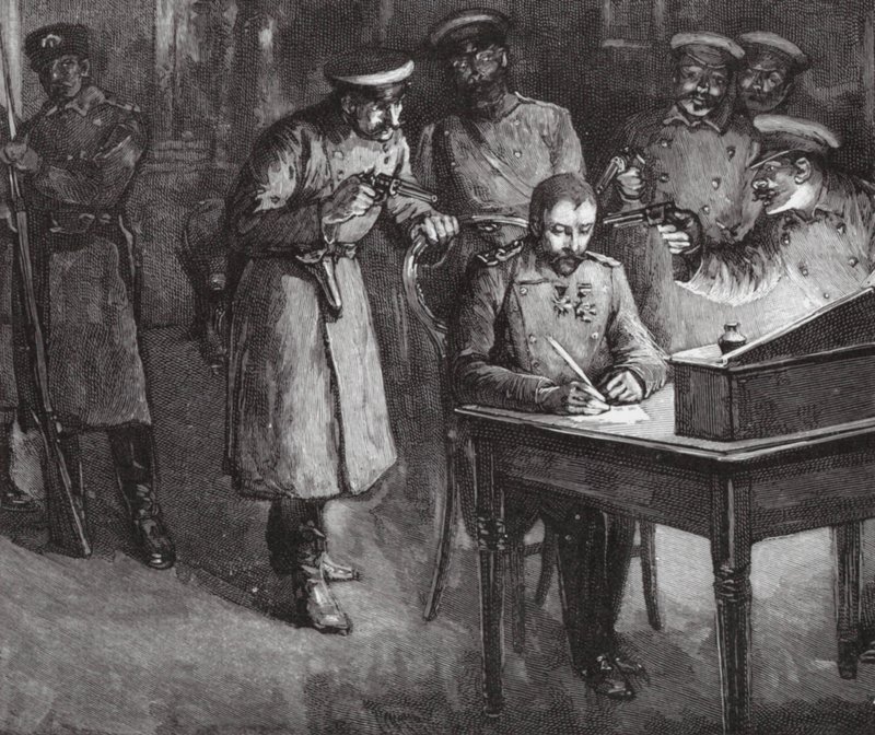 Prins Alexander undertecknar sin Abdikation av European School