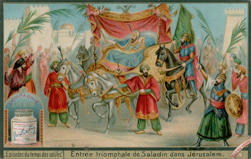 Saladdins inträde i Jerusalem av European School