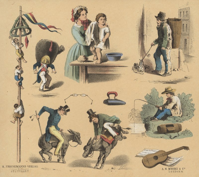 Scraps för ungdomar (färg litho) av European School