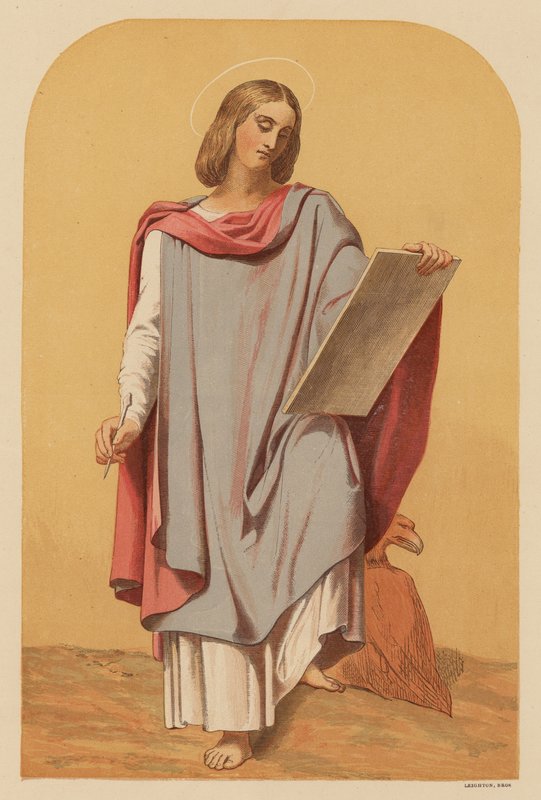 St John (färglitografi) av European School