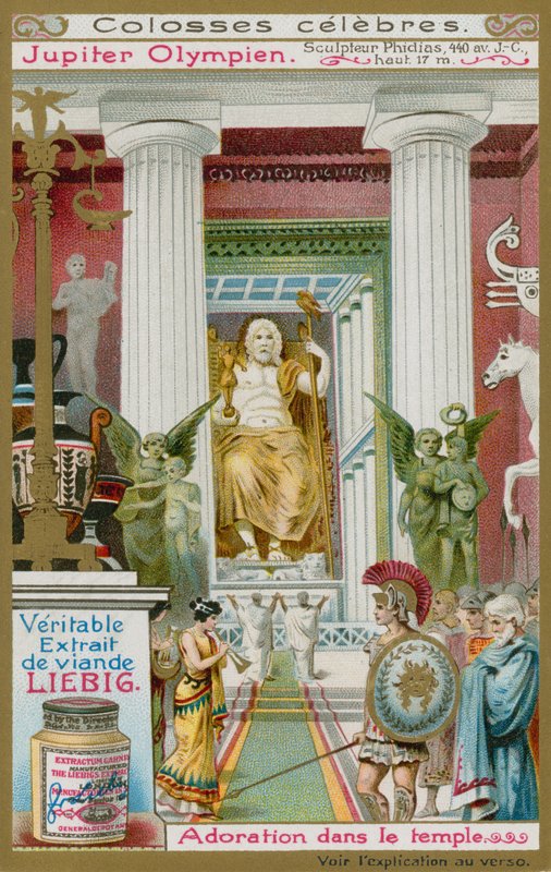 Staty av Jupiter av Phidias av European School