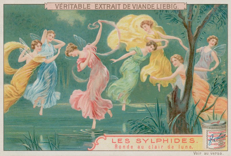 Sylfer som dansar i månsken av European School