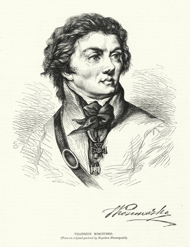 Thaddeus Kosciusko (gravyr) av European School