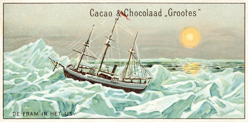 Farmen i isen (chromolitho) av European School