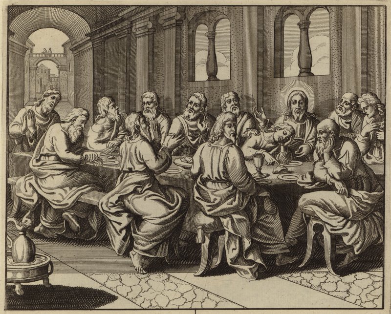 Den sista måltiden (gravyr) av European School