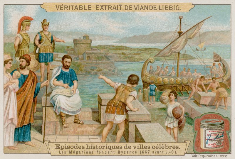 Megarierna fann Bysans 667 f.Kr av European School