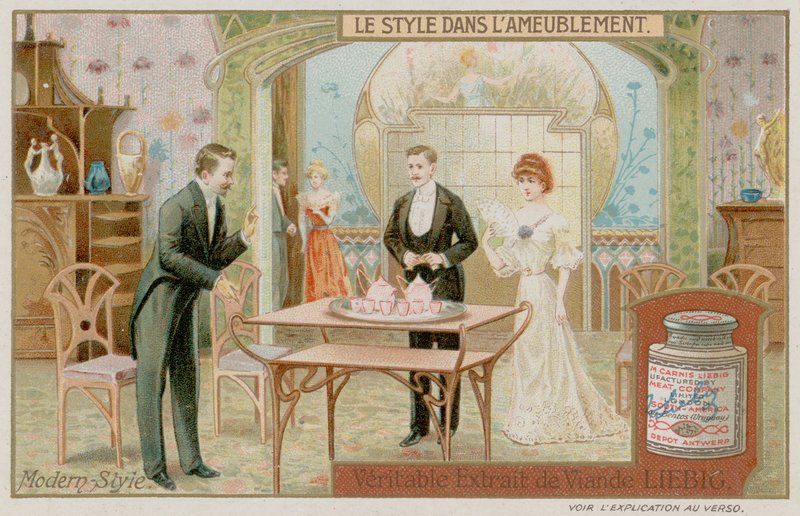 Modern stil (tidigt 1900-tal) av European School