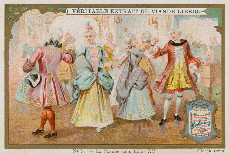 Pavanen under kung Ludvig XV av European School