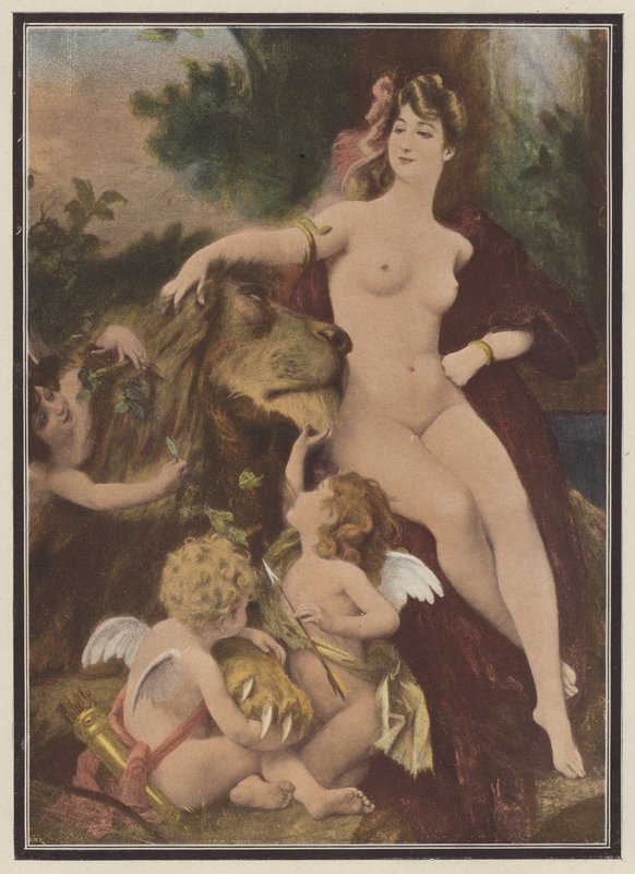 Förslaget (färg litho) av European School