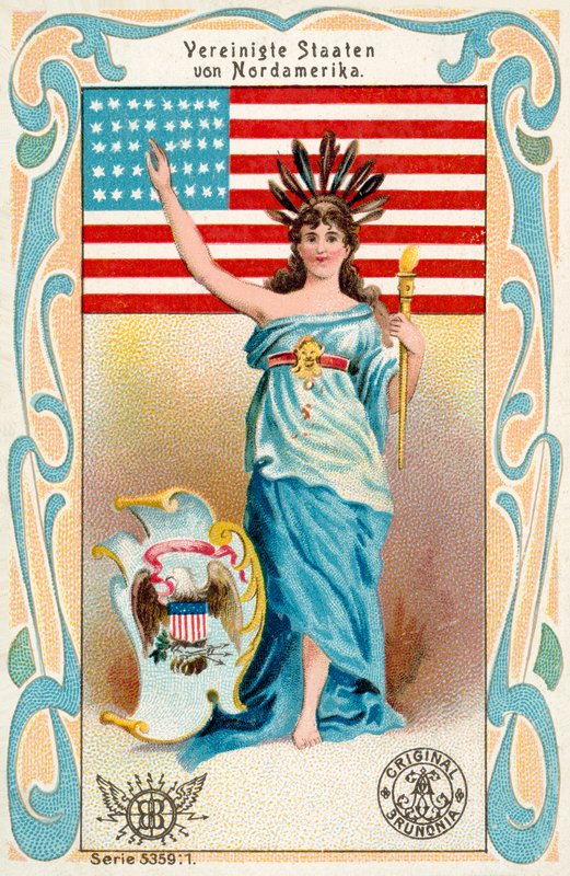 USA (chromolitho) av European School