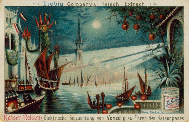 Venedig (chromolitho) av European School
