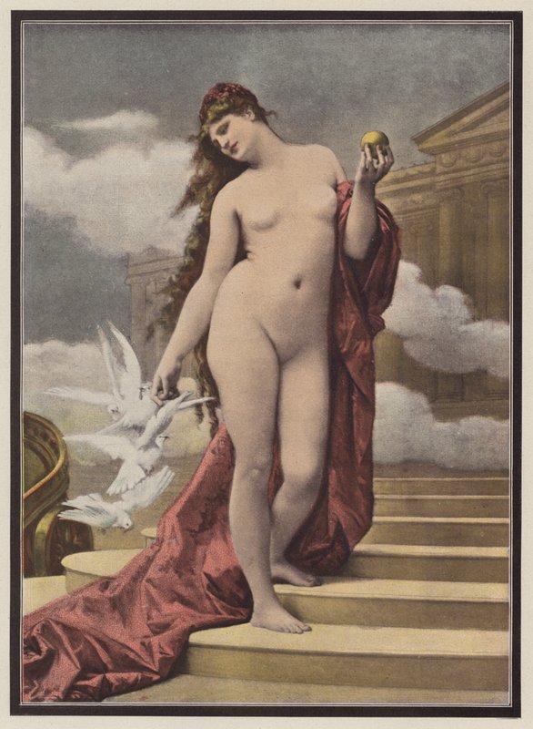 Venus (färg litho) av European School