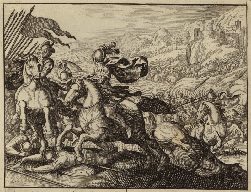 Judas Maccabeus segrar (gravyr) av European School