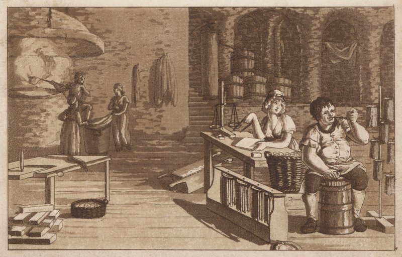 Verkstad (litografi) av European School