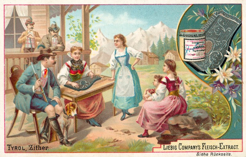 Citer, Tyrolen (chromolitho) av European School